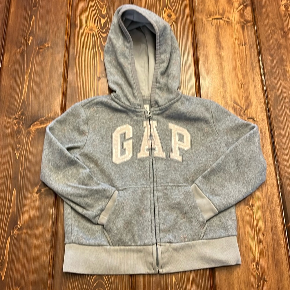 Gap Kids Grey full zip hoodie